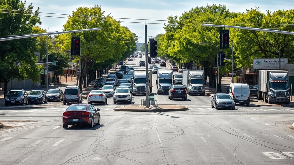 An image that shows Chico dangerous intersections in Northern California